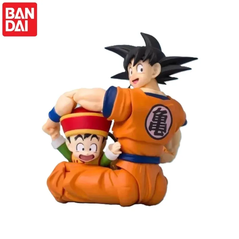In Stock! 100%Original Bandai SDCC China Joy S.H.Figuarts Dragon Ball Z Son Goku Father and Son Action Anime Figures Models Toys view 3