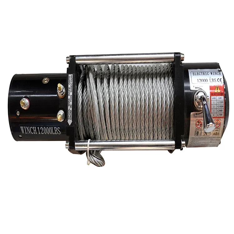 

12v electric winch 2000lbs 901 KG electric winch electric brake winch