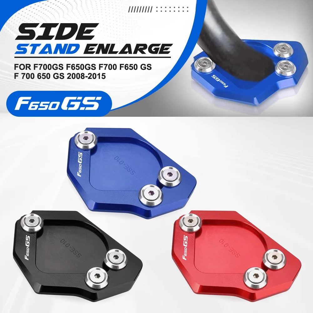 

For BMW F700GS F650GS F700 F650 GS F 700 650 GS Motorcycle CNC Accessories Foot Side Stand Kickstand Enlarger Pad Support Plate