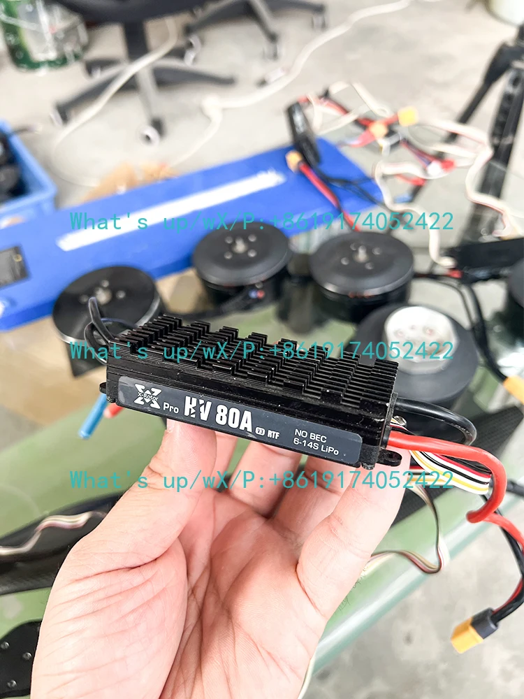 New Haoying Lotte 80A-HV V3, high voltage brushless ESC high power four-axis six-axis drone electronic governor 6-14S