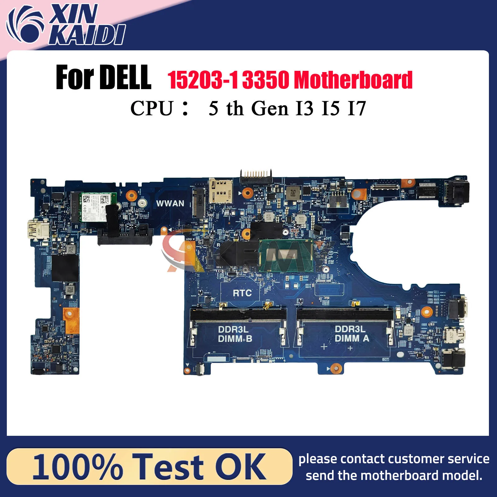 

Материнская плата для ноутбука Dell Latitude L3350 15203-1 с процессором i3 i5 i7 CN-028CG2 0P0WRG 0GPFN8 09VY7H 100% полностью протестирована