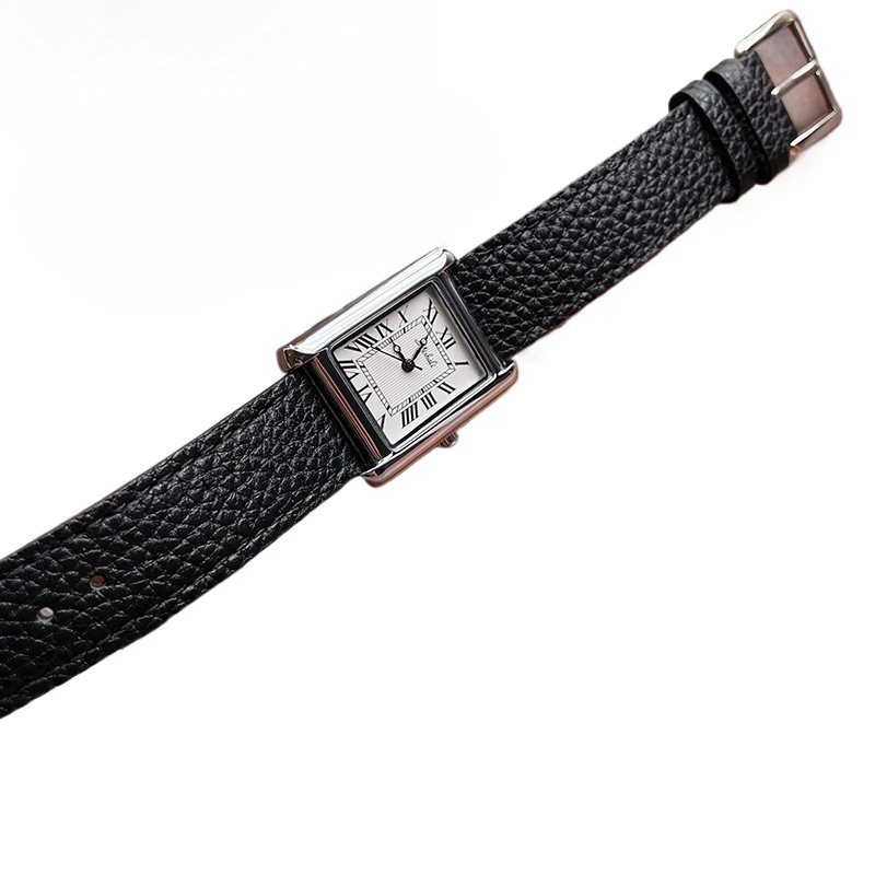 Retro style new fashion luxury women's watch automatic trend waterproof simple student leather quartz watch birthday gift