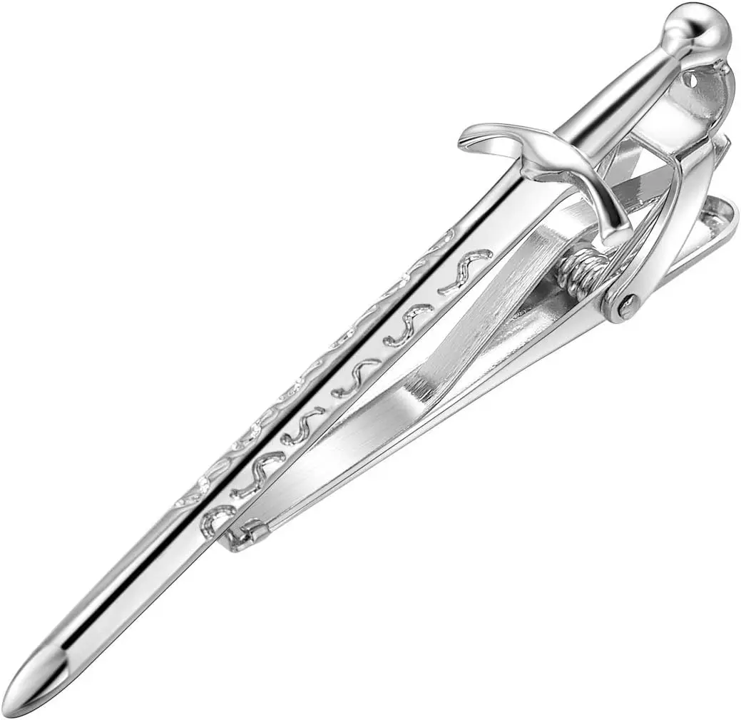 

Vintage Scottish Sword Tie Clips for Men - Funny Unique Cool Tie Pin Jewelry