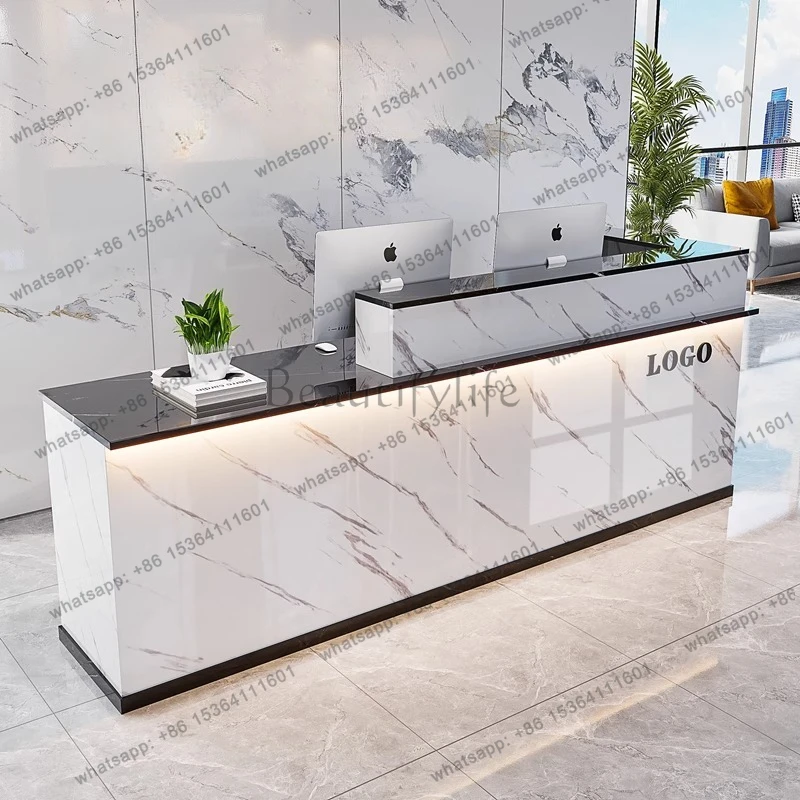 

Стойка ресепшн для салона красоты: современный дизайн, роскошная мебель для офиса и салона