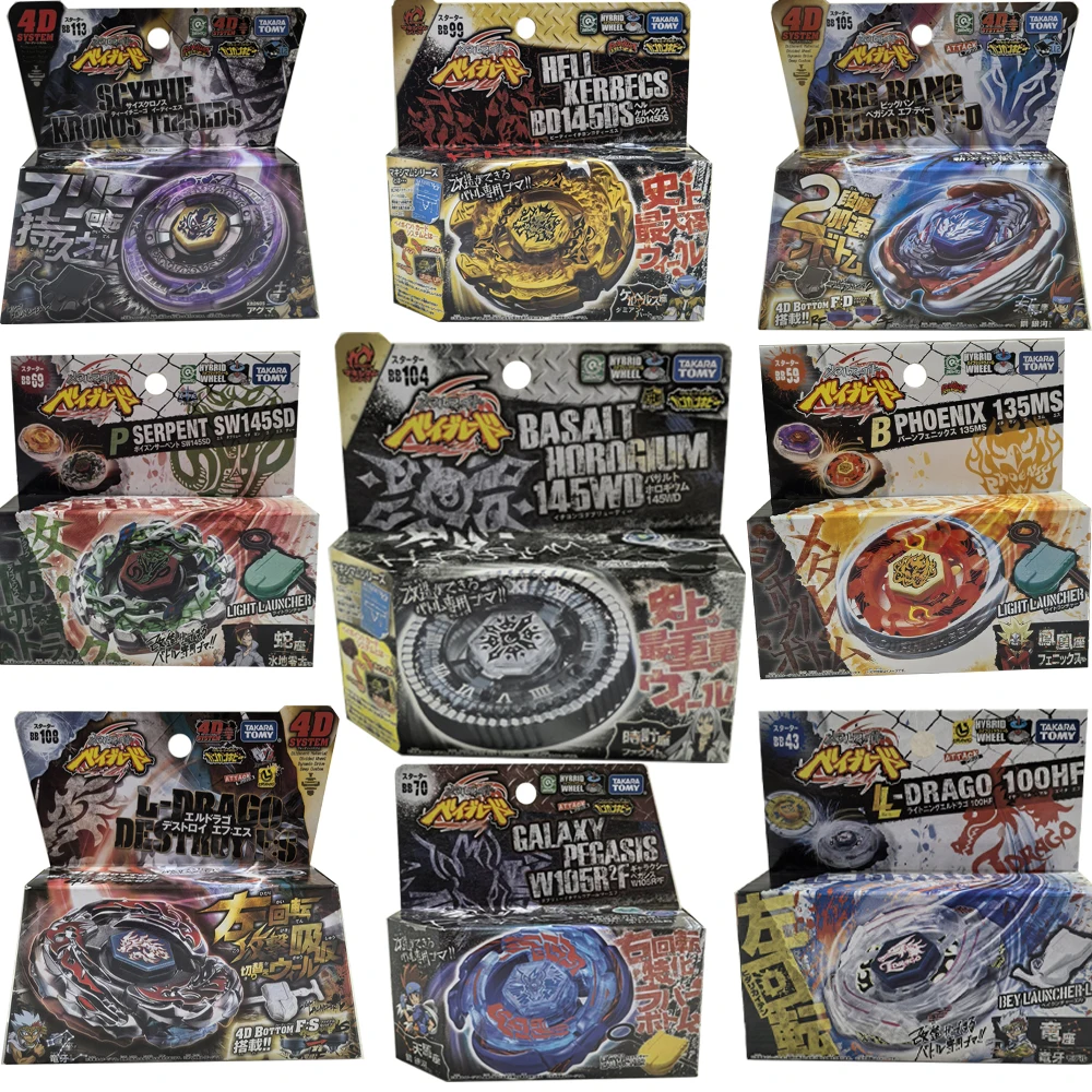 Takara Tomy BB104 Starter Basalt Horogium / Twisted Tempo 145WD Masters/BB108 Dragon Seat