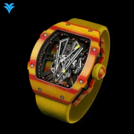 RM27-03 Roaring Bull, (NTPT carbon fiber material) fully automatic mechanical movement, oscillating 28800 Size 48