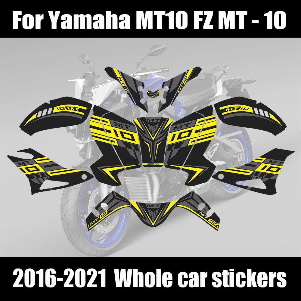

Tank Pad Protector For Yamaha MT10 FZ MT - 10 Stickers Fairing Fender Windshield Handguard Decal 2016 2017 2018 2019 2020 2021