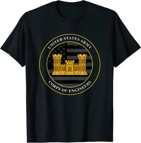 NEW LIMITED Army Corps of Engineers USACE T-Shirt