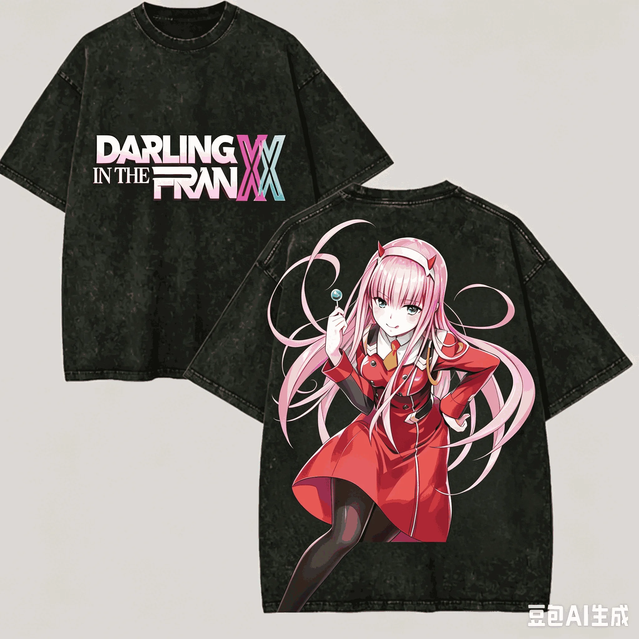 DARLING in the FRANXX Washed T - Vintage Fashion Model review and price