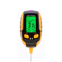 YIERYI Garden LCD Display Screen High Precision 4 IN1 /5 in 1 /6 in 1 Multifunctional Soil Salinity Tester Soil PH Meter