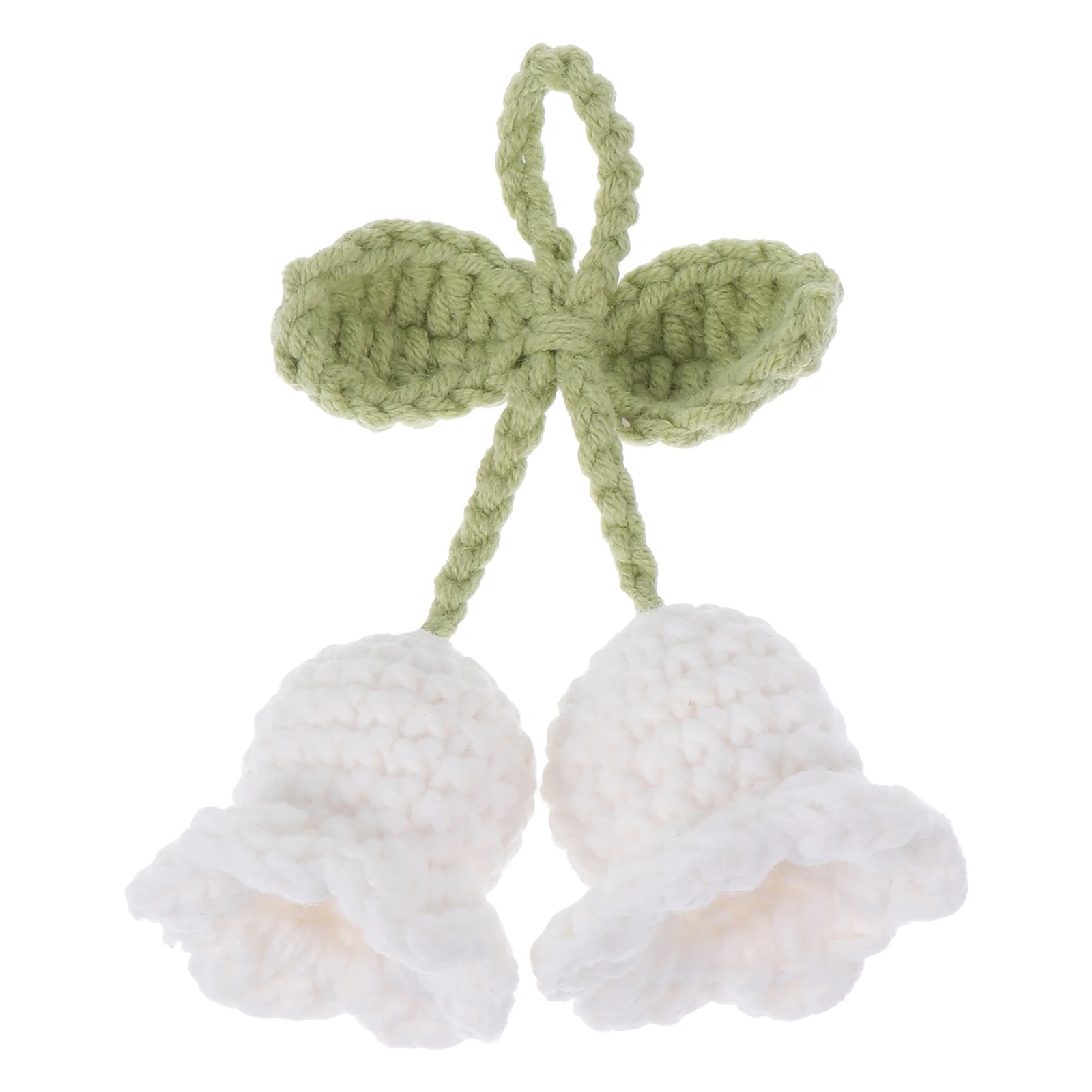 

Hand Made Knitted Flower Pendant Woolen Yarn Woven Decorative Key Chain Bag Accessory Lovely Gift Knitted Pendant