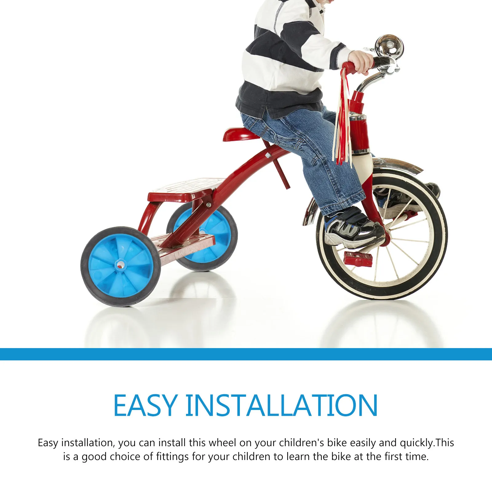 Kids Bike Training Wheels Set – Adjustable, Wear-Resistant Stabilizers for Balance & Learning