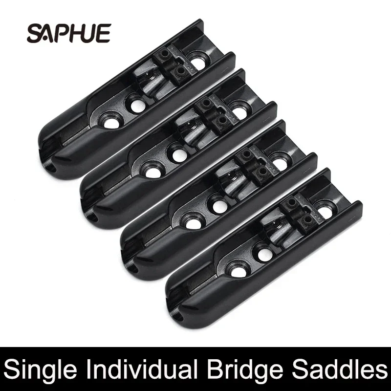 

Bass Bridge for Single String Bass Bridge Individual , 4 / 5 /6 String , Chrome/black