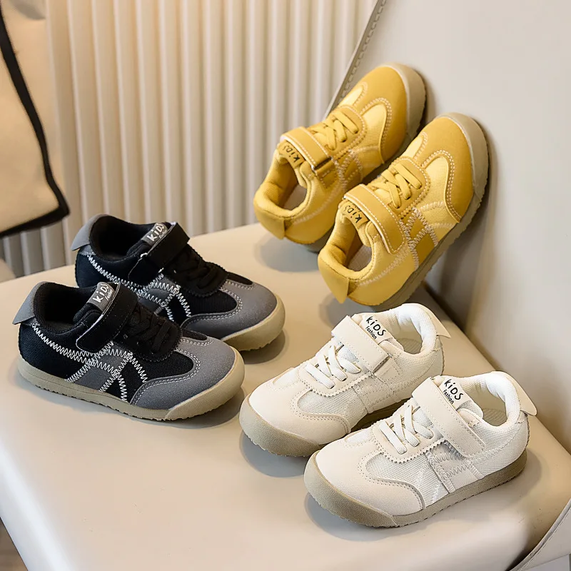 

Детская модная дизайнерская белая нескользящая повседневная обувь, дышащие кроссовки для мальчиков и девочек, уличная обувь для малышей, детские кроссовки