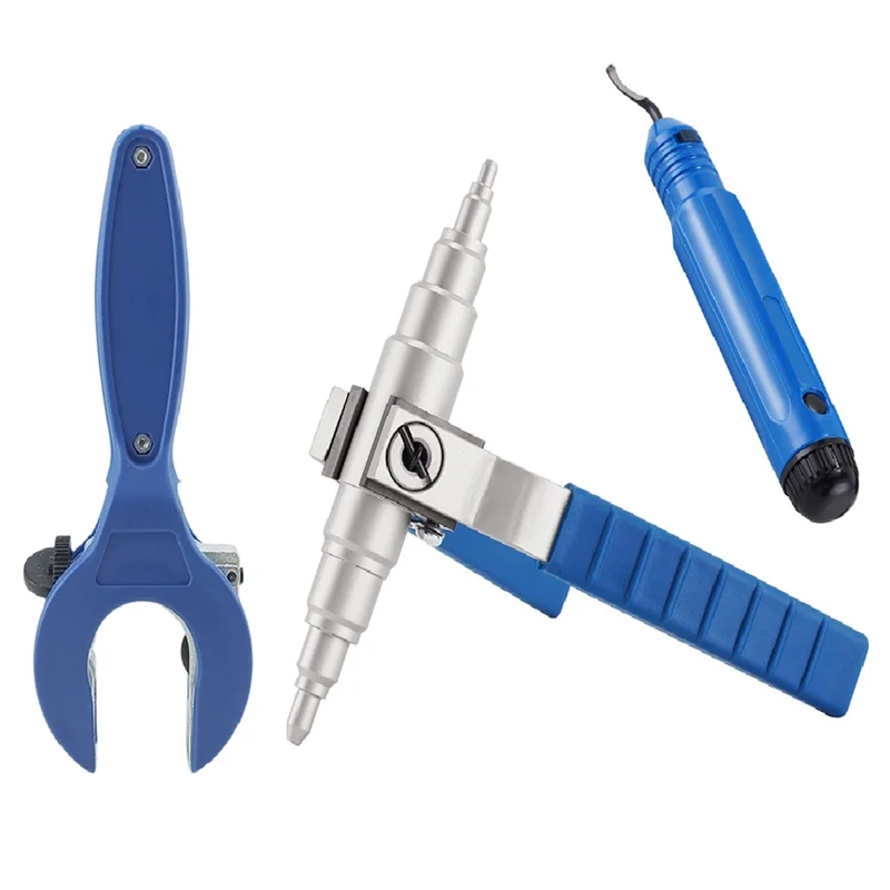 

ABVA-Tube Expander Universal Hand Tool Manual Refrigeration Tube Expander Kit 3/8" 1/2", 5/8", 3/4", 7/8"