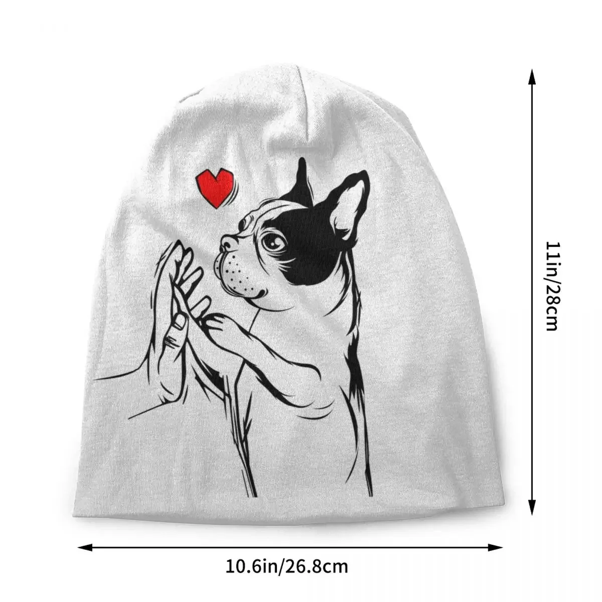 Boston Terriers Love Mistress Dogs Beanie Cap Unisex Winter Bonnet Homme Knitting Hats Street Outdoor Ski Skullies Beanies Caps