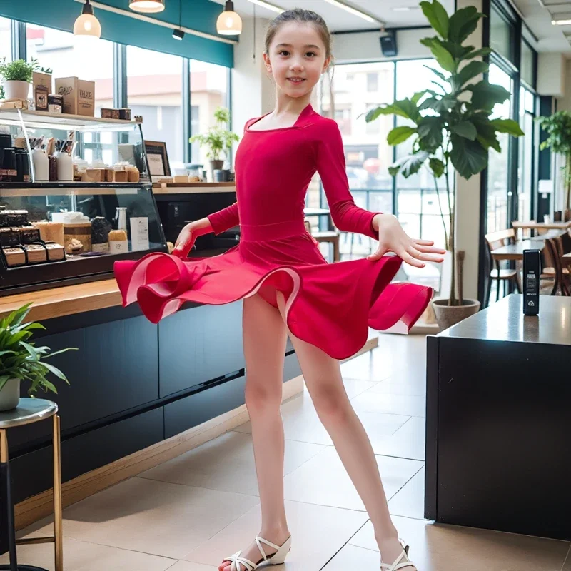 costume-de-danse-latine-pour-enfants-tenue-d'entrainement-pour-filles-robe-fendue-pour-competition-d'enfants-ensemble-2-pieces