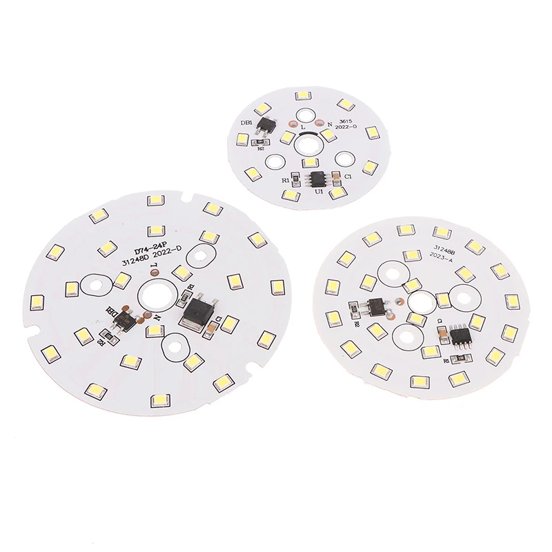 LED電球用ラウンドランプビーズ,smd,冷,暖かい,白,ドライバーなし,3w,5w,7w,9w,12w,15w,ac,220v-240v
