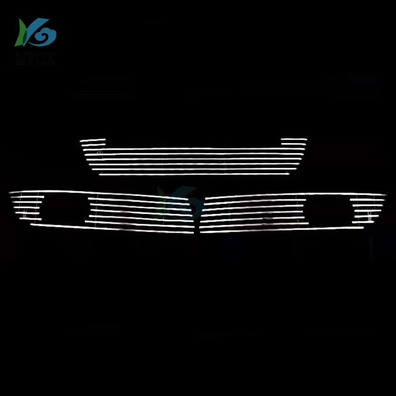 Stainless steel Front Grille Around Trim Racing Grills Trim For Volkswagen PASSAT B6 2006 2007 2008 2009 2010