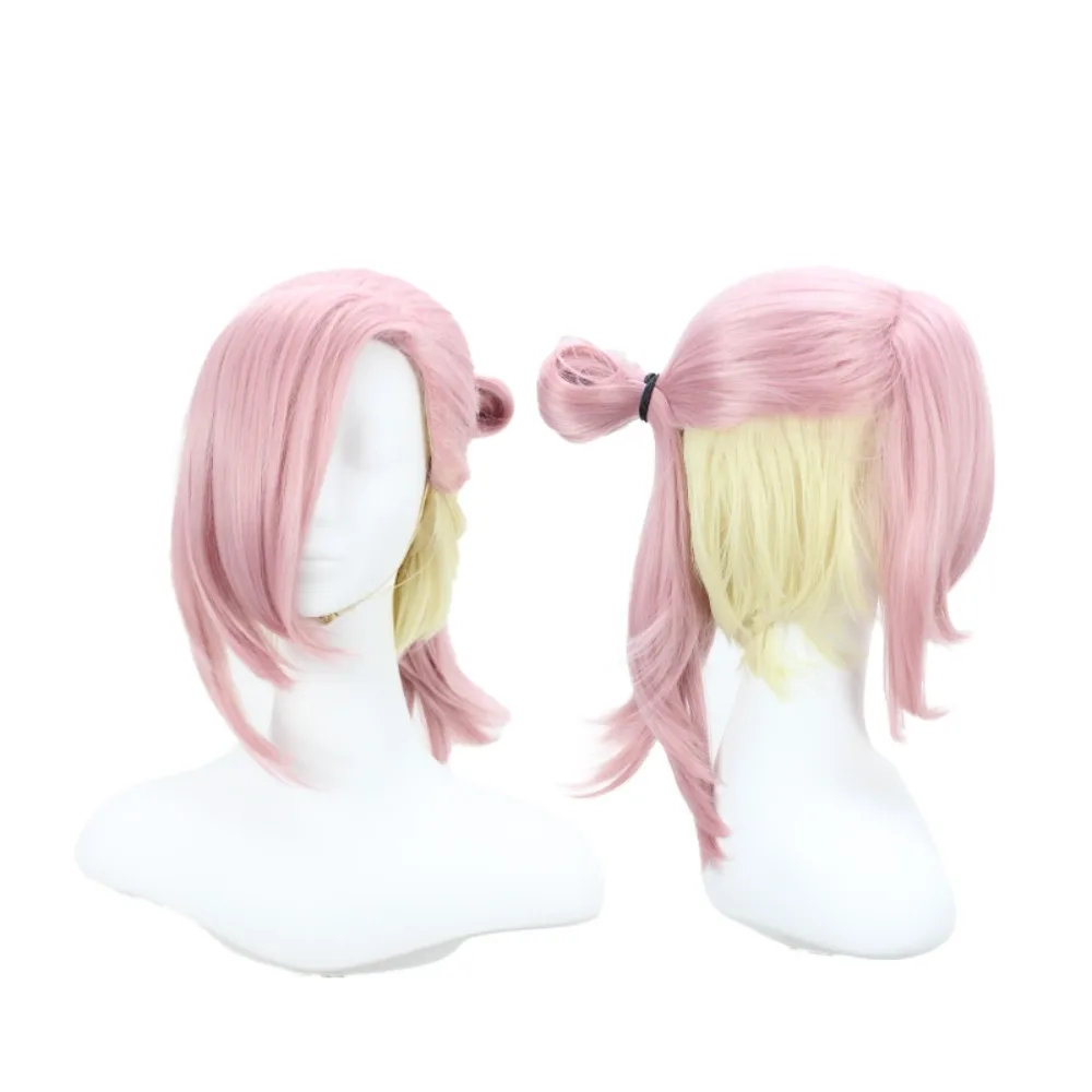 Slow Damage Rei Ichijo Cosplay Perücke Rosa geschichtetes Haar