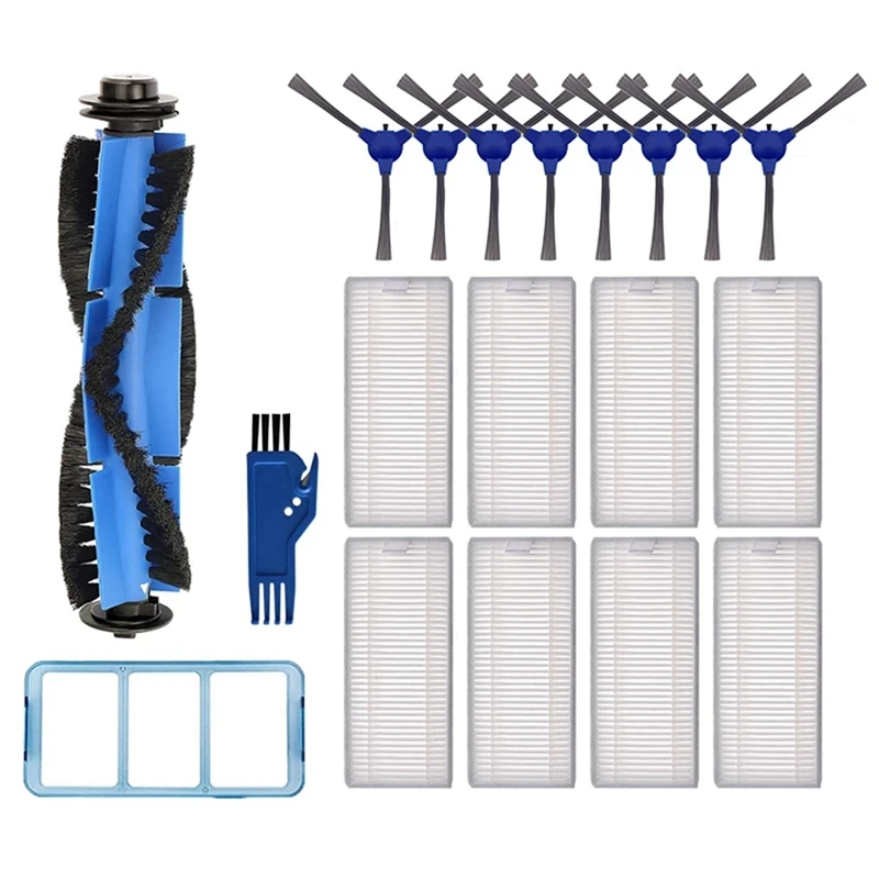 Основной ролик, боковая щетка для робота-пылесоса Eufy Robovac 11S 35C 15C 25C 30C, предварительно фильтрующий элемент Hepa