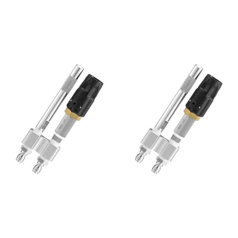 2X Pressure Washer Chemical Tip M5 Twist Nozzles, Long Range Chemical Shooter For 3-7 GPM, 1/4 Inch Quick Connect