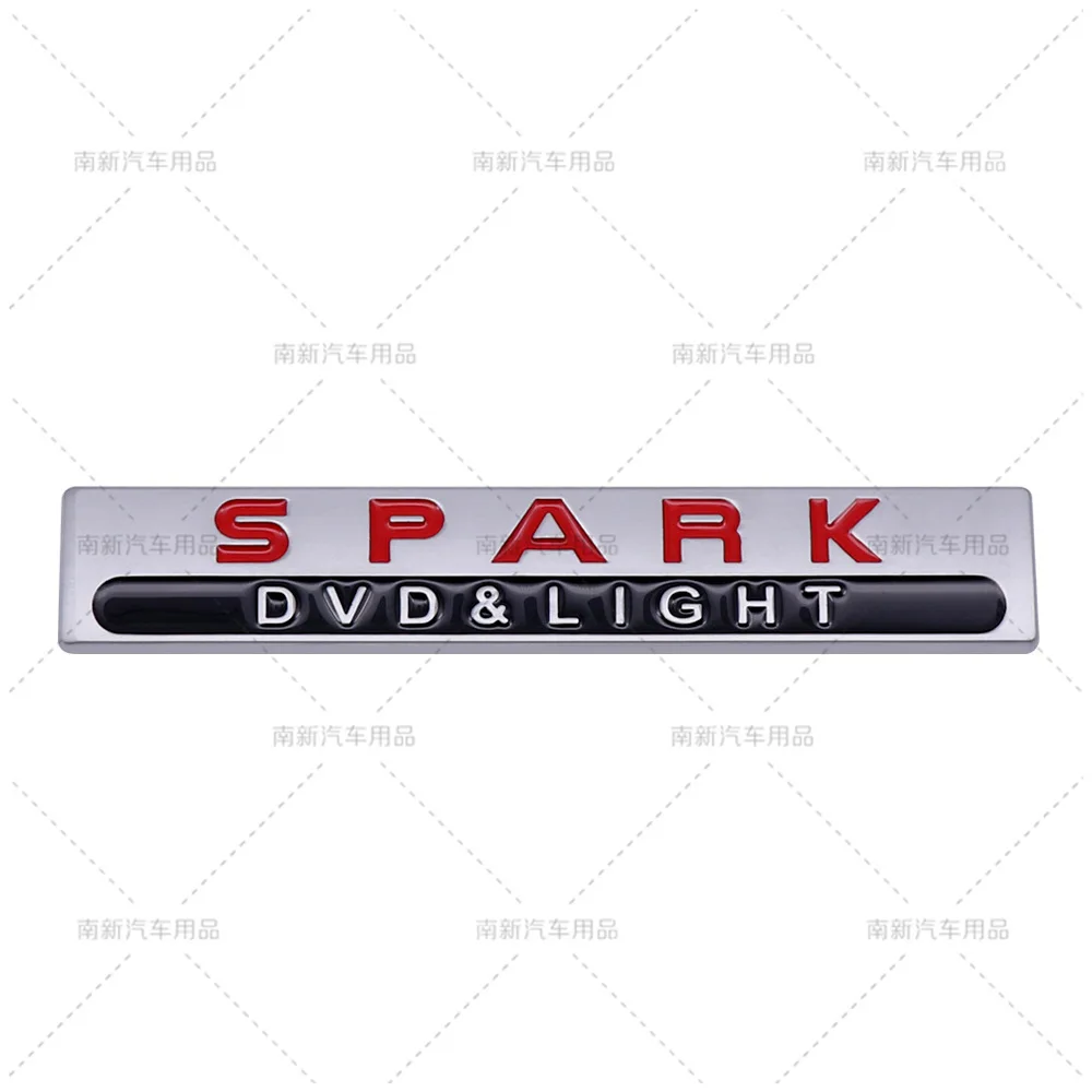 Auto SPARK DVD&LIGHT Labeling  Metal Sticker  Cross-border Labeling car sticker emblem