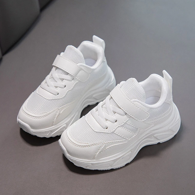 White Kids Shoes for Boys and Girls Fashion Children Casual Shoes Non-slip Sneakers Summer School Running Shoes