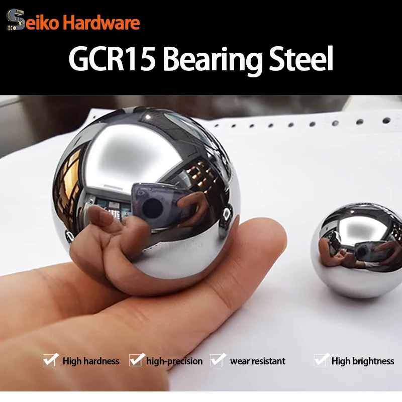 GCr15 Bearing Steel G10 Precision Steel Ball Wear-resistant Precision Steel Ball 1mm 2mm 3mm 4mm5mm6mm7mm8mm9mm10mm11mm12mm~30mm