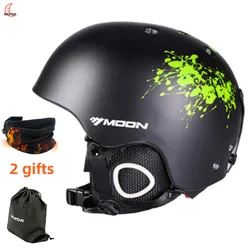 MOON CE Certification PC+EPS Adult Ski Helmet for Adult and Youth Skating Skateboard Helmet Snow Sports Snowboard Helmets