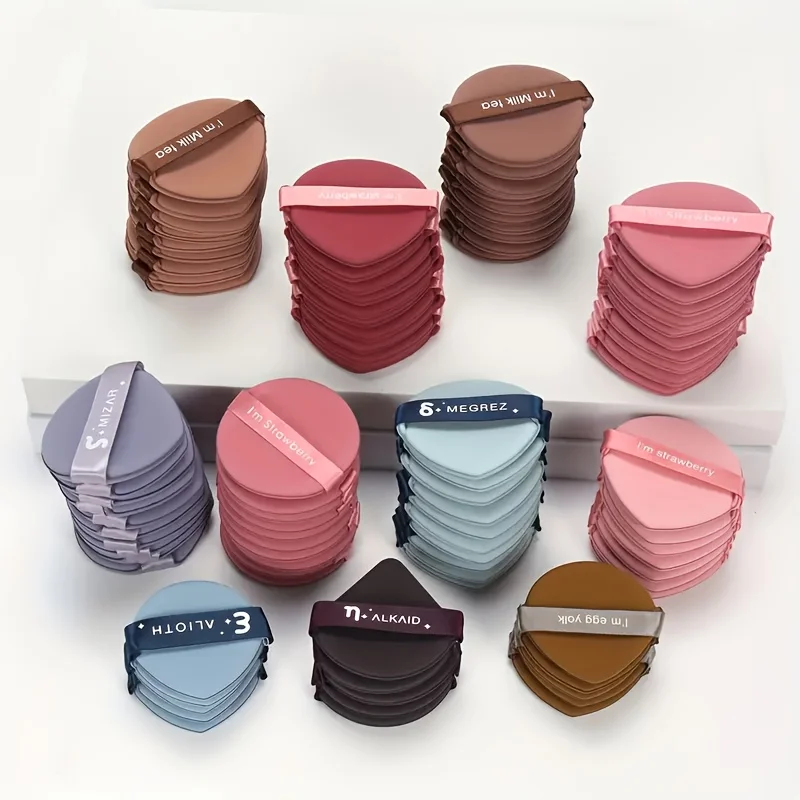 25 Nass- und Trocken-Make-up-Schwämmchen, geeignet für Foundation, Concealer und loses Puder; und für die professionelle Make-up-Anwendung – Detail 1