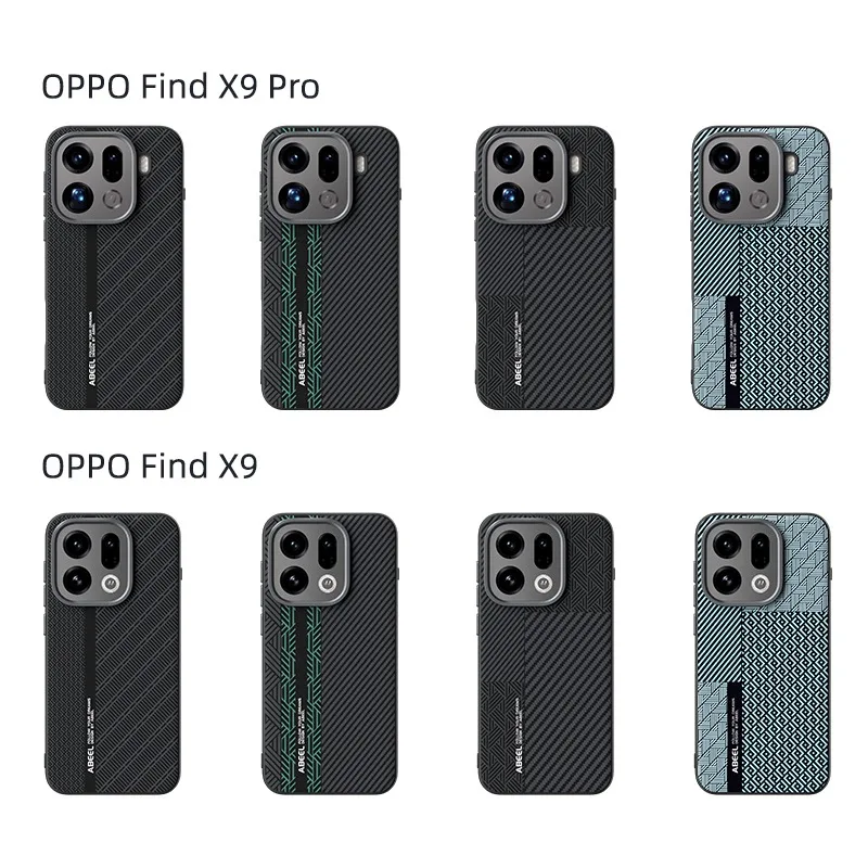 Etui na OPPO Find X9 Pro Stylowe, Malowane, Wysokiej Jakości, Niewidoczne Magnetyczne, Twarde Skórzane Etui na Find X9 Pro, Odporne na Wstrząsy, z Ochroną Ramki — zdjęcie produktu 6
