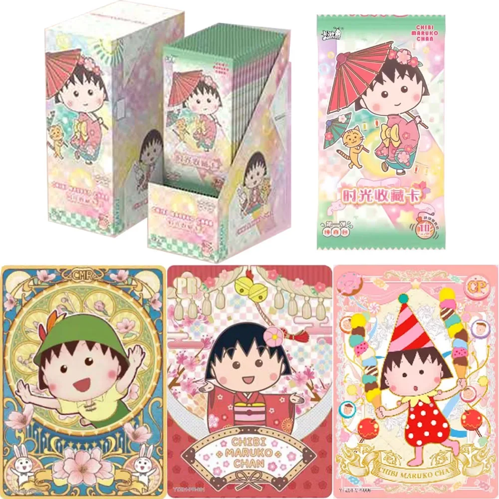 

KAYOU Chibi Maruko-chan Card Time Collection Cards Innocence Pack Rare BP Cards Anime Collection Card Toy Gift