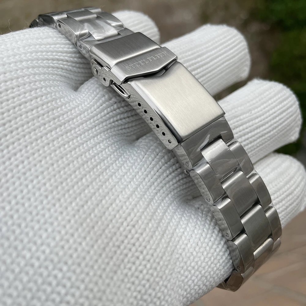 STEELFLIER Offizielle SF741 klassische Quarz-Armbanduhr, Souvenirs, Saphirspiegel, VH31, stumm, 200 m wasserdicht, luxuriöse Leuchtuhr – Detail 14