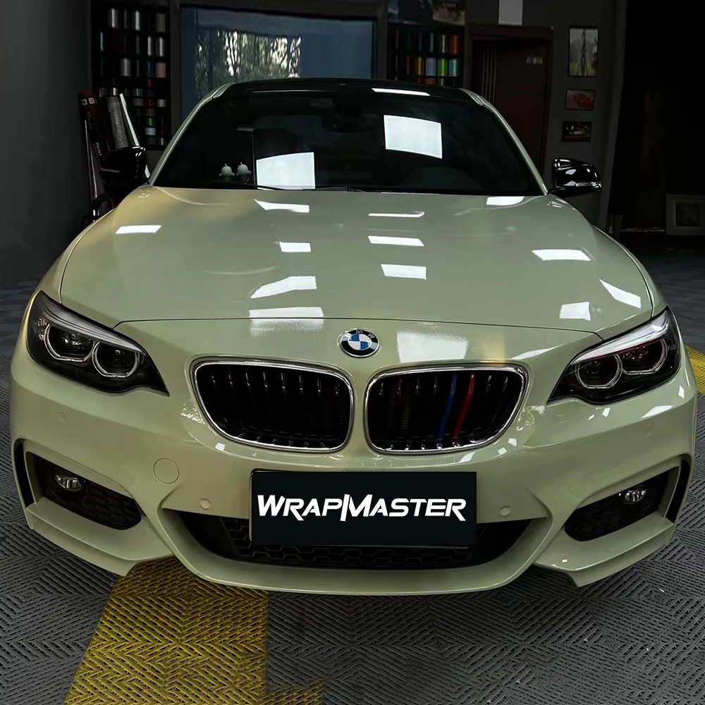 

Wrapmaster TPU Glossy Crystal Khaki Grey PPF Car Body Cover Original Paint Protect Film TPU-D2136