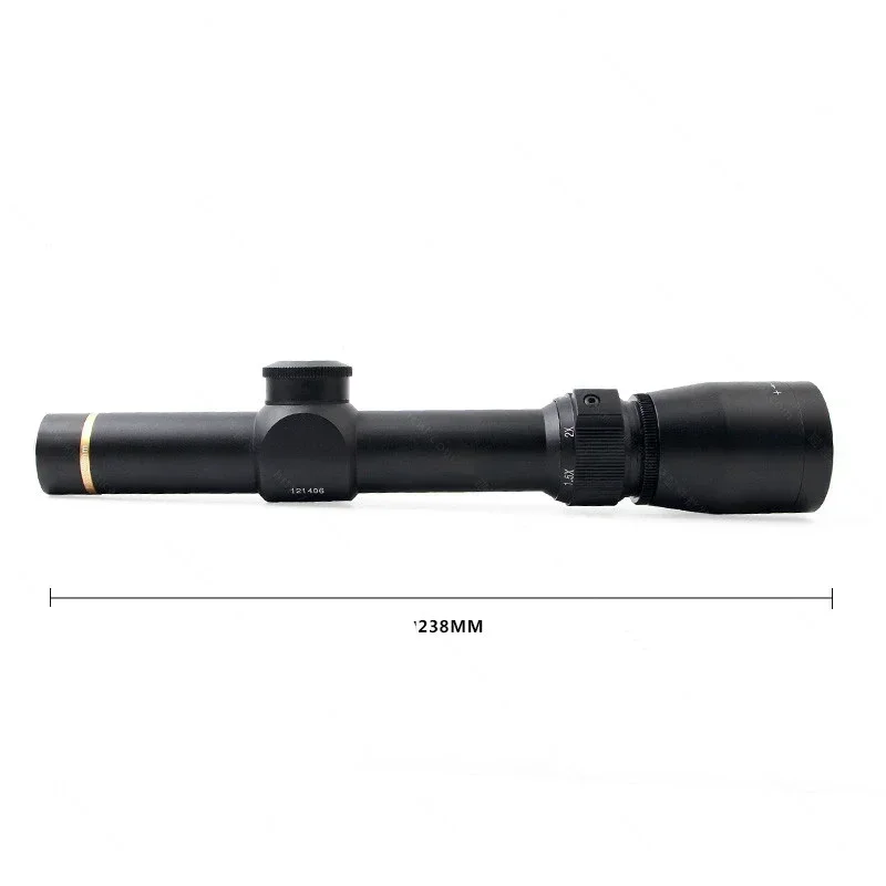 Rifle Scope1.5-5x20 Short Scope Cross Optical Sniper Scope Outdoor Hunting Hd Aseismatic Single Barrel Scope