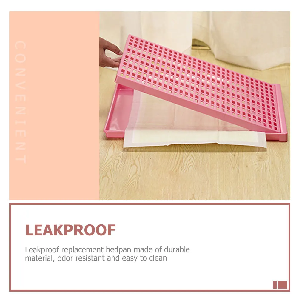 

Dog Cage Large Potty Puppy Training Tray Kennel Litter Indoor Mat Pink Pet Baby