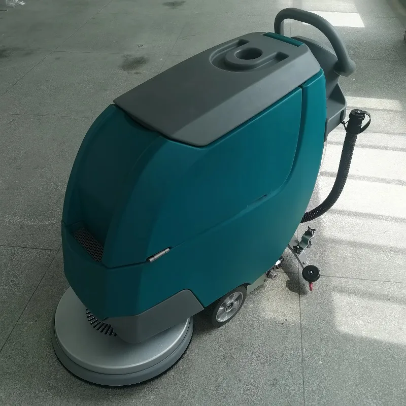 24V Electric Walk-Behind Floor Sweeper Cleaning Machine Convenient Indoor Use New Condition