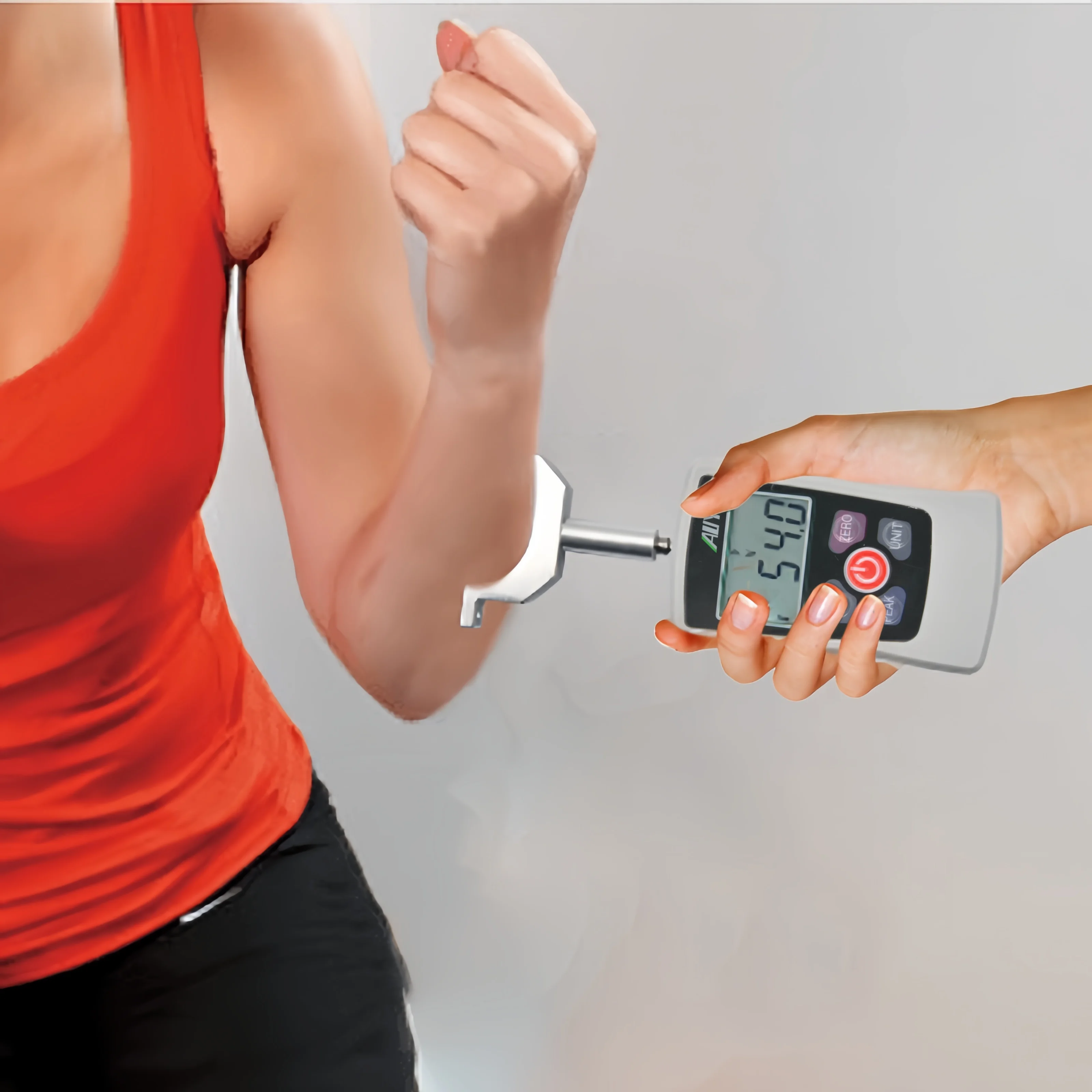 

Сила физиотерапевта для испытательного инструмента 50N Push/Pull Функциональный инструмент для измерения силы мышц рабочих ног и рук