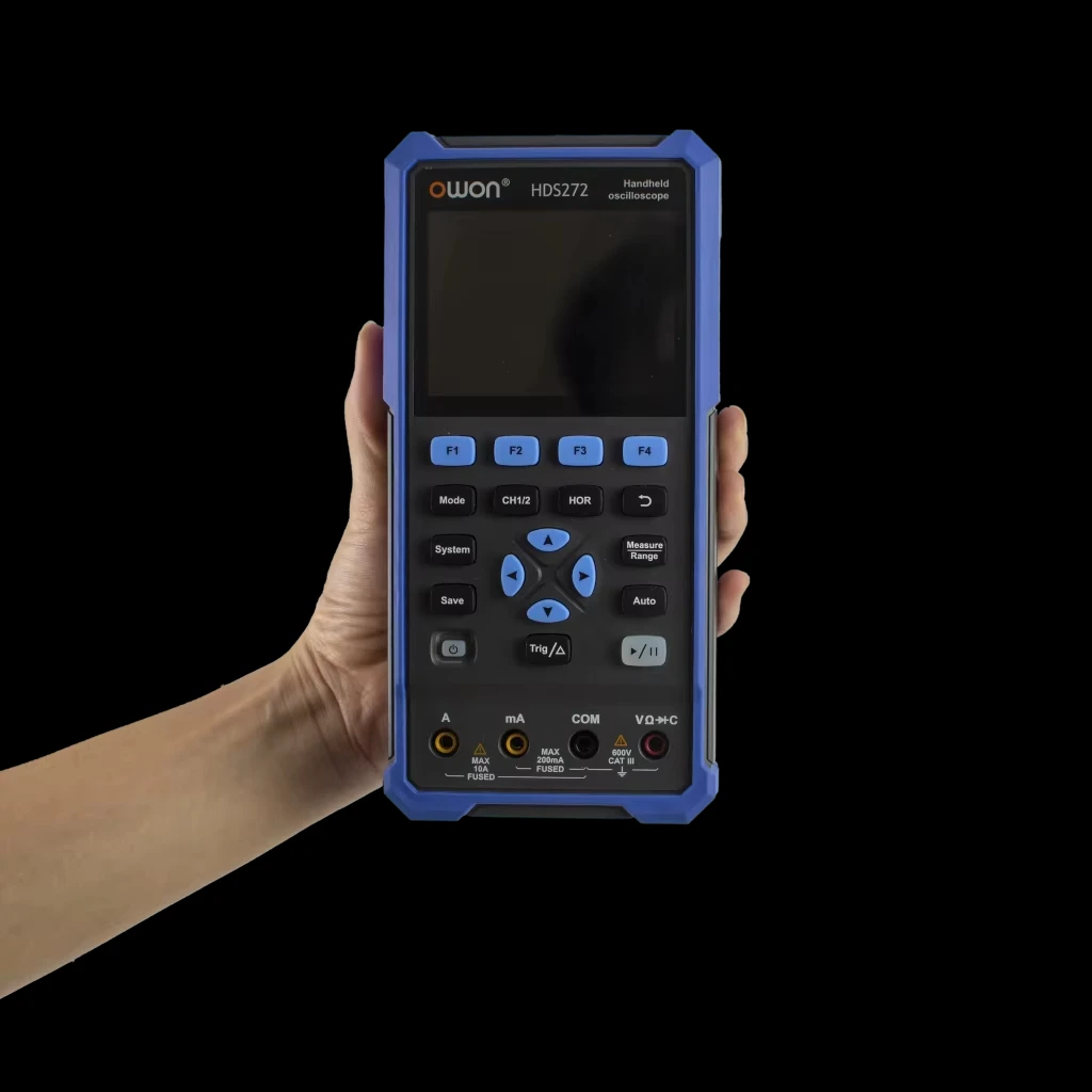 HDS272 HDS272S 2CH Handheld Digital Oscilloscope 70MHz 250MSa/s  with 3.5-inch High Resolution LCD Display