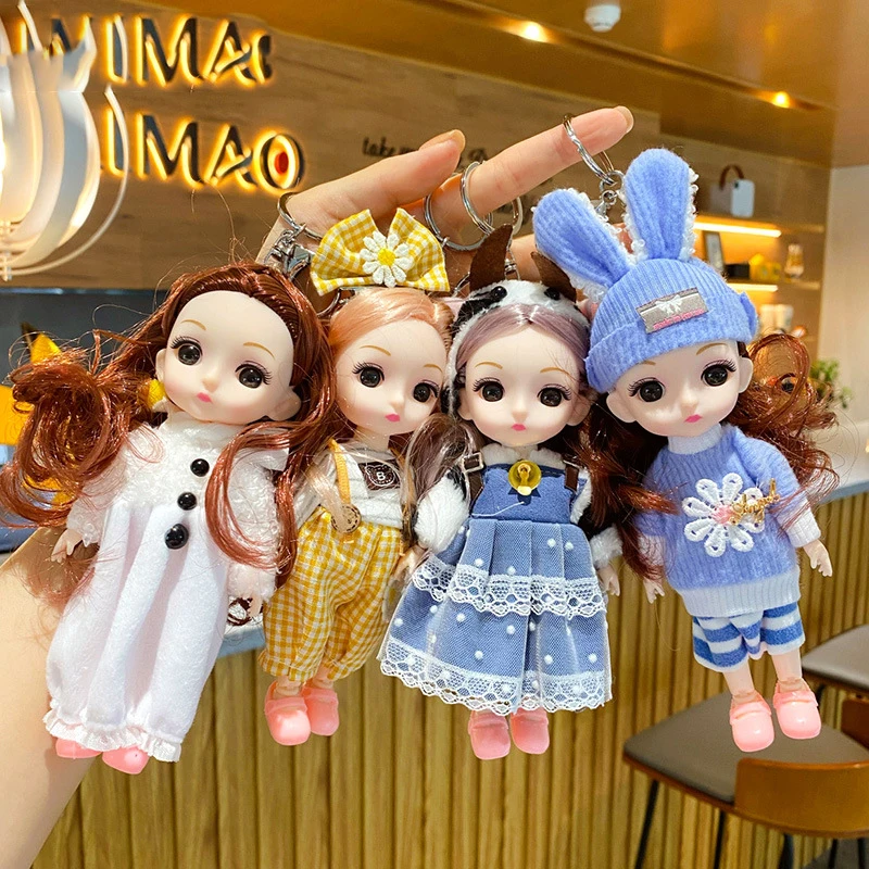 Cartoon Cute Lolita JK Skirt Girl Doll Keychain Female Creative Kid Baby  Toy Delicate Dress Up Princess Keyring Bag Pendant Gift - AliExpress 36