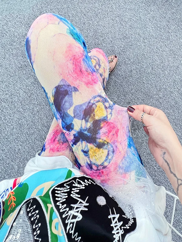 

Women's High-Waist Breathable Thin Me Yoga Pants Soft Wear-Tough Long Trousers Faionable Easy-To-Wear Base Layer Pants