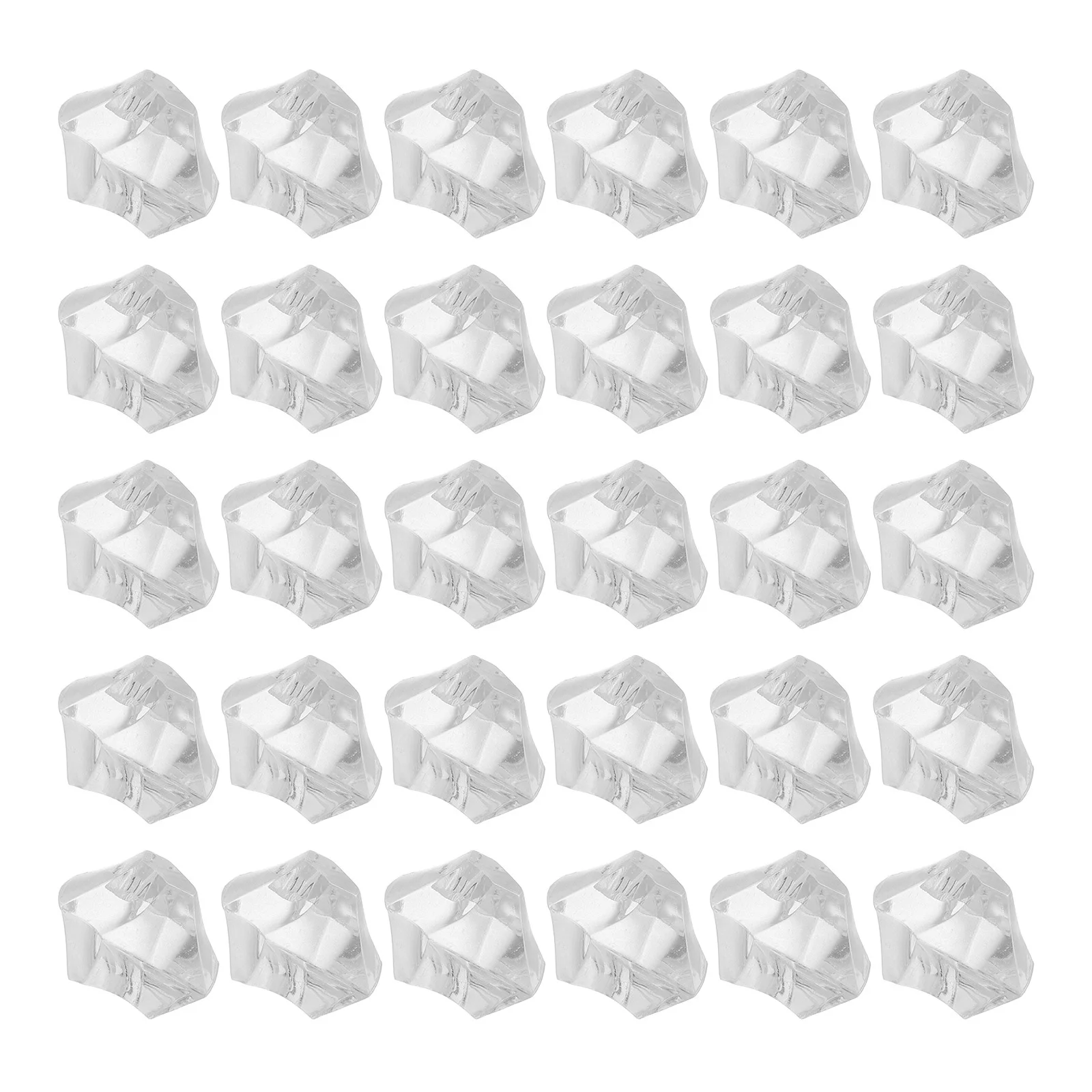 น้ำแข็งเทียม 200 ชิ้น เหมือนจริง ทำจากพลาสติกใส ใช้ตกแต่งแจกัน ตู้ปลา งานปาร์ตี้ และตกแต่งโต๊ะ