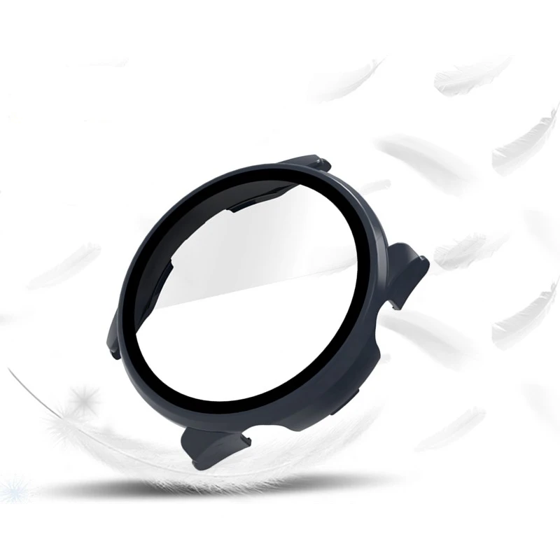 Ekran z twardą krawędzią szklana folia ochronna Smartwatch obudowa do klawiatury dla Coros PACE 2 inteligentny zegarek Pace2 zderzak ochronny okładka