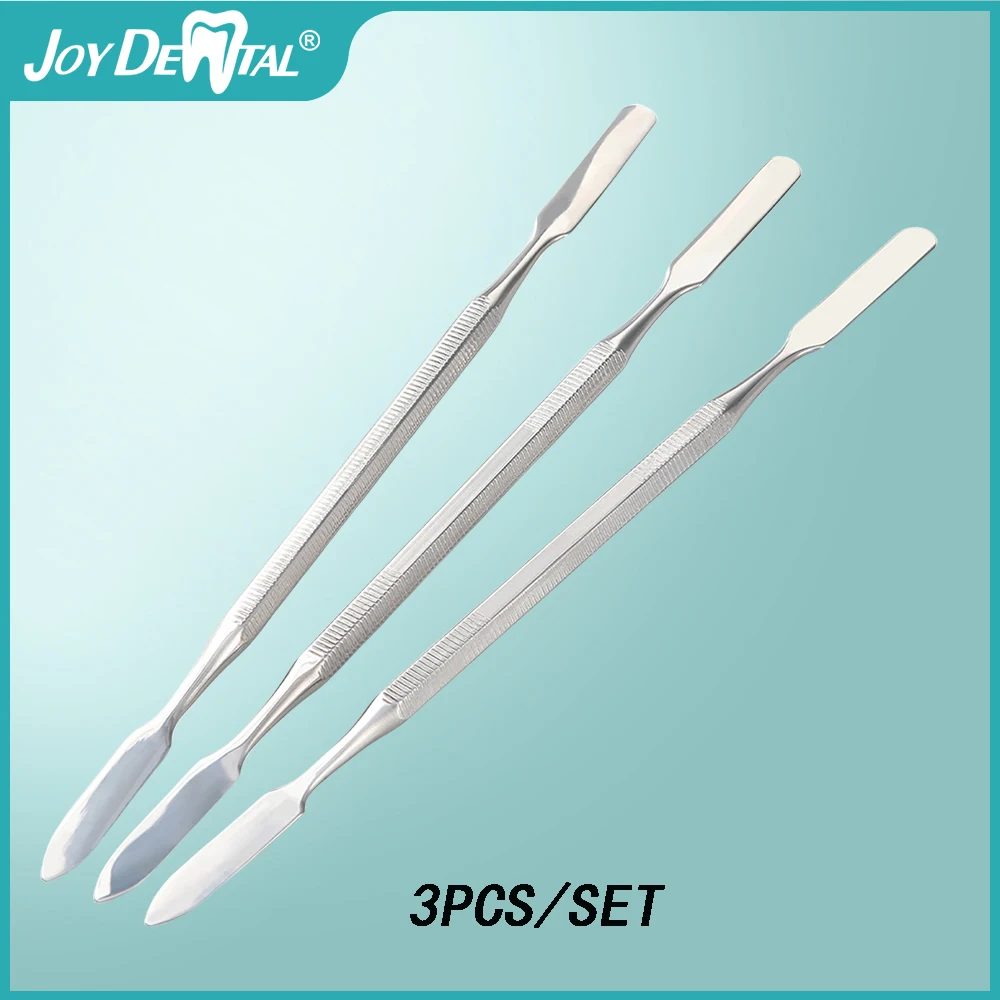 

3pcs JOY DENTAL Stainless Steel Mixing Spatula Tool Spatuler Dental Mixing Stick Color Tools