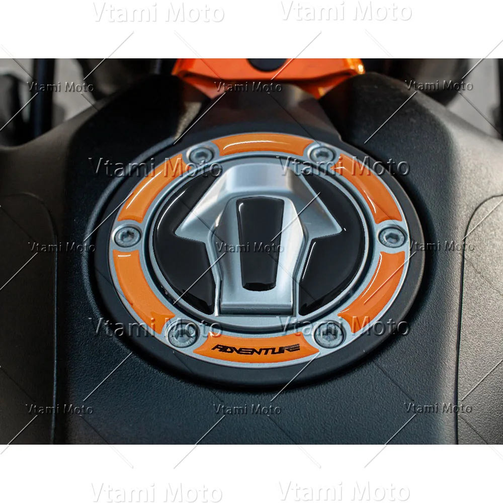 3D 790 Adventure Tank Cap Sticker Motocross Fuel Cap Protection  Decal For KTM 790 Adventure R 890 390 250 Adv