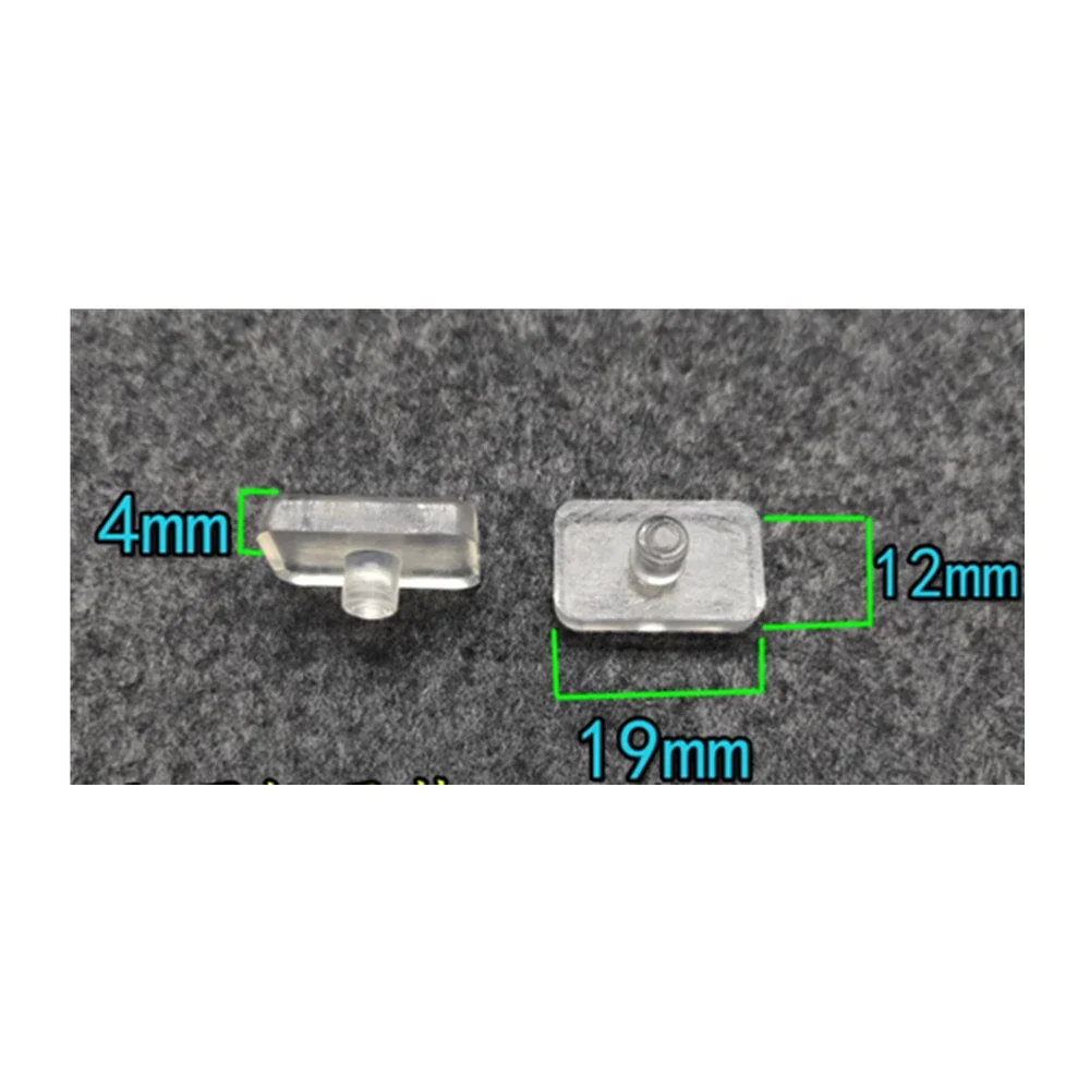 100Pcs 3690.1202.4 Rubber Insert For Muller Martini Gripper Pad Rubber Sucker 19×12×4mm 19*12*4mm 369012024 Printing Machine For