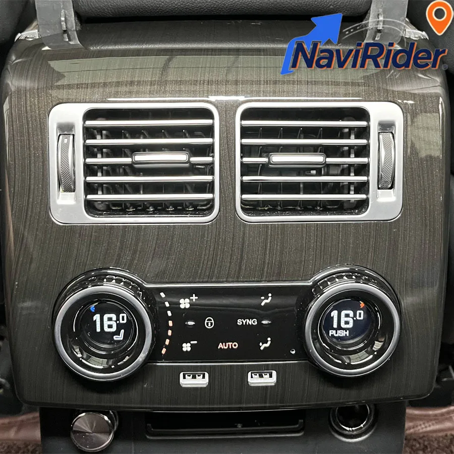 For Land Rover Range Rover Sport L494 Vogue L405 2013-2017 Car Rear Seat AC Board Panel Climate Control Screen Air Conditioner