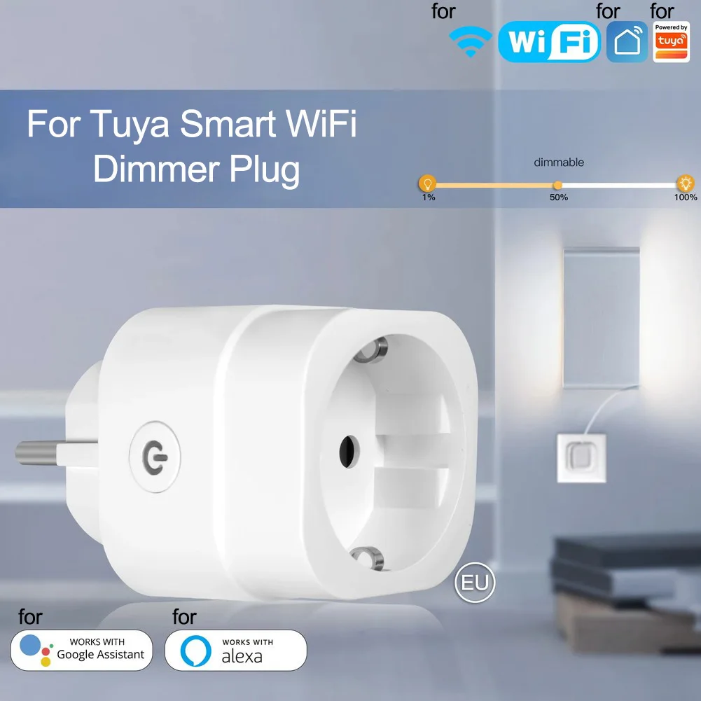 

For MOES Smart Dimming Socket 2.4GHz WiFi Voice Control Dimming LED Light For Alexas For Googles Assistant
