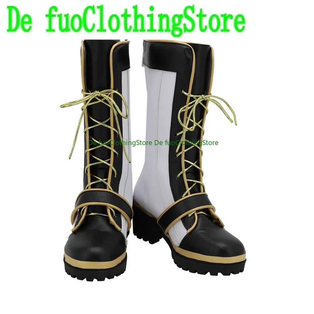 

Ensemble Stars knights Tsukinaga Leo Leader Cosplay Shoes Boots Game Anime Halloween DefuoClothing Shoes Store